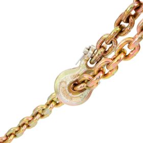 Transport Binder Chain, 4900lbs Working Load Limit, 5/16''x20' G80 Tow Chain Tie Down with Grab Hooks, DOT Certified