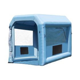 Inflatable Paint Booth, 9.8 x 8.2 x 8.2 ft Inflatable Spray Booth, with 550W Powerful Blower and Air Filter System