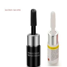 Repairing Cracks Reducing Fluid Glue Tool Set (Option: White and black-2pc)
