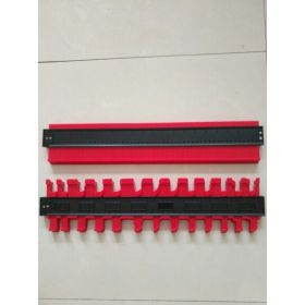 Radial Ruler Contour Gauge Taker Profile Gauge (Option: Red 500mm)