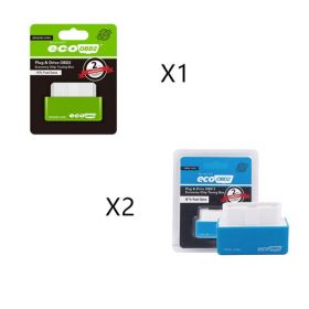 Plug And Play ECOOBD2 Gasoline Car Fuel Economy ECO OBD2 Driver (Option: Blue2Green1)