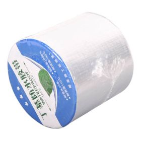Waterproof Butyl Aluminum Foil Tape For RV Repair Glass Repairs Roof Patching (Option: 1PCS)