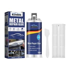 Ruihong Metal Casting Glue 100ml High Temperature Resistant Welding Glue Strong Electric Welding Glue For Metal Castings With Sand Holes, Porosit (Option: 4PCS)