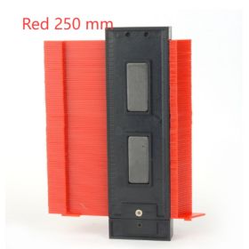 Radial Ruler Contour Gauge Taker Profile Gauge (Option: Red 250 mm)