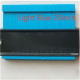 Radial Ruler Contour Gauge Taker Profile Gauge (Option: Light Blue 20inch)