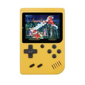 Retro Portable Mini Handheld Video Game Console 8-Bit 3.0 Inch Color LCD Kids Color Game Player Built-in 400 games (Ships From: China, Color: Yellow)