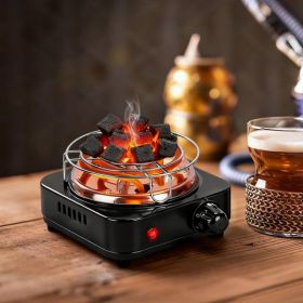 Electric Charcoal Burner For Hookah - 500W Fast Heating, 5 Temperature Gears, Thermostat Safety & Stainless Steel Coil, Bonus Accessories For Out (Option: Defaulttitle)
