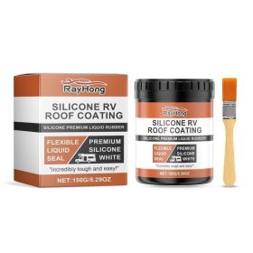 Leihong Silicone RV Roof Paint RV Roof Repair Wood Paint Leak-proof Sealant (Option: 4PCS)